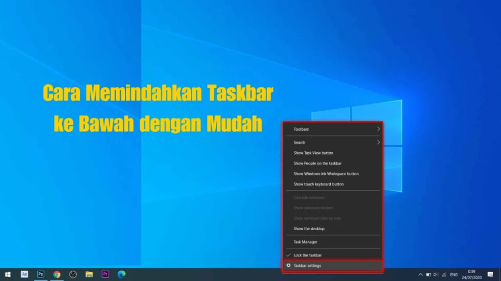 Cara-Memindahkan-Taskbar